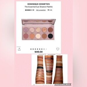 ❌3 for $25❌ Dominique cosmetics essential palette